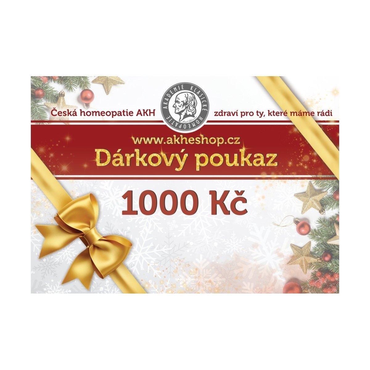 Dárkový poukaz v hodnotě 1000 Kč