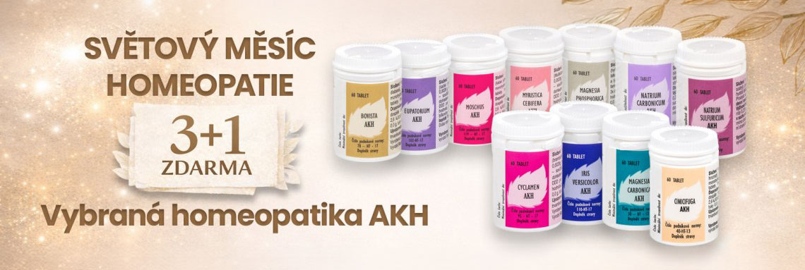 Nakupte 4 produkty AKH a 1 získáte zdarma!