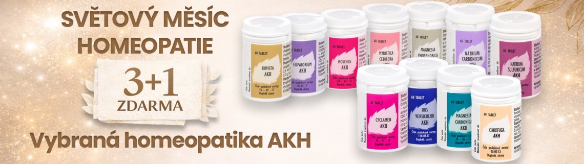 Nakupte 4 produkty AKH a 1 získáte zdarma!